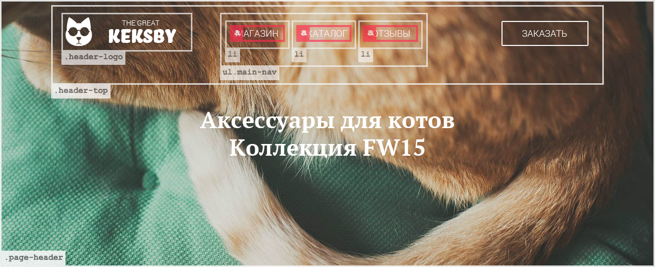 Ссылки навигационного меню