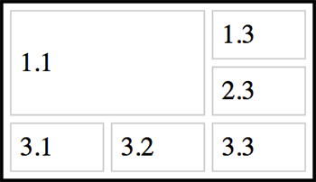 Объединение нескольких ячеек в таблице